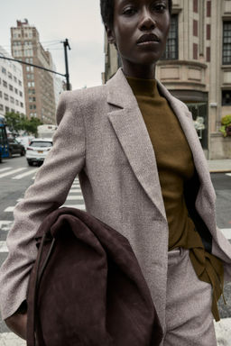 RUSTIC TEXTURED BLAZER - Zara фото 4