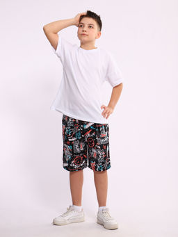 Шорты Федор синий граффити - Ладошки фото 24