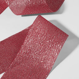 Лента парчовая, 50 мм, 23 1 м, цвет красный №039 - Арт узор фото 4