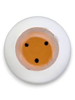 Горшок цветочный с поддоном 2,5 л, d18/h16 см серый керамика, "Туман" (М)