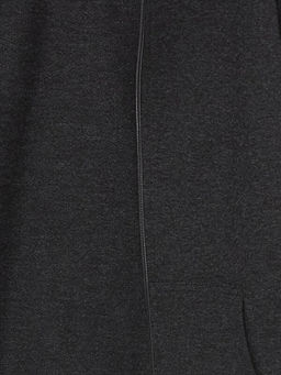 Kap??onlu K?z ?ocuk Fermuarl? Sweatshirt