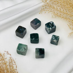 Куб из Мохового агата - Радуга самоцветов фото 3