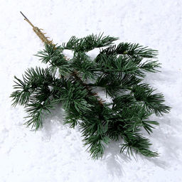 Ветка декоративная новогодняя, 43 см
