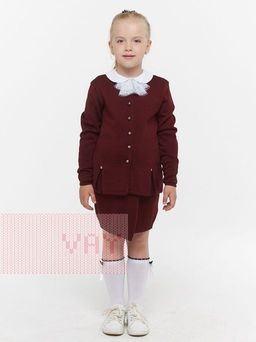 Жакет для девочек 193-7105 - Vay kids школа фото 5