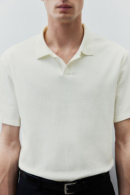 Polo con textura Regular Fit - H&m фото 2