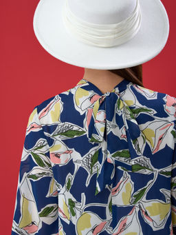 Платье с объемными рукавами OD-279-3