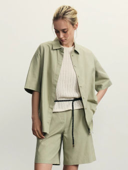 Шорты-бермуды с защипами / Zarina  фото 2