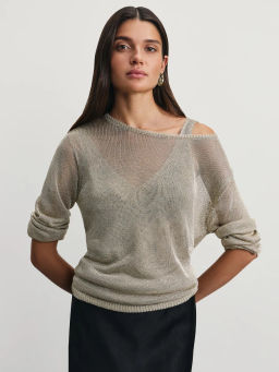 Джемпер из вискозы и люрекса / Zarina