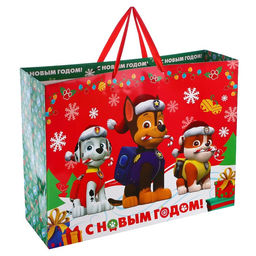 Пакет подарочный ламинированный С Новым годом!, , 61 х 46 х 20 см - Paw Patrol фото 2