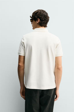 POLO ESTRUCTURA PIQU? / Blanco roto - Zara фото 3