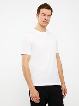 Bisiklet Yaka Penye Erkek Ti??rt