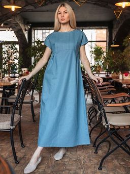 Платье 100% лен ВОЛТРИ