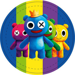 Цена за 10 шт. Тарелка бумажная С днём рождения, 18 см - Страна карнавалия фото 2