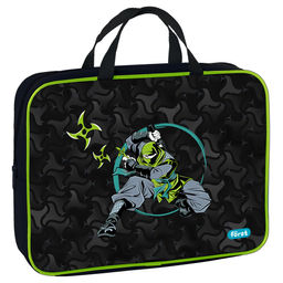 Папка на молнии с ручками А4 F?rst "Ninja", 350*265*80мм (FT-FB-A40405) текстиль