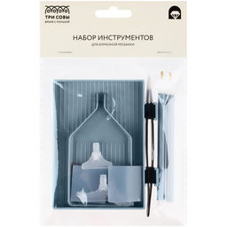 Набор инструментов для алмазной мозаики "Средний" (Иам_53377, "ТРИ СОВЫ")