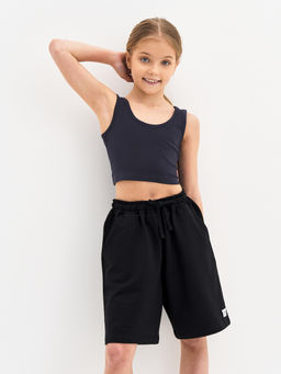 Темно-серый топ для девочки - Kogankids фото 10