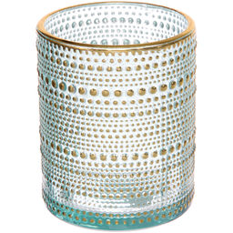 Цена за 4 шт. Подсвечник "Хрустальный блеск" 10*12,5 см, Голубой