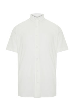 TRENDYOL MAN Haki Regular Fit K?sa Kol Yazl?k Dokulu Burumcuk Orme Gomlek TMNSS23GO00055 - Trendyolmilla фото 17