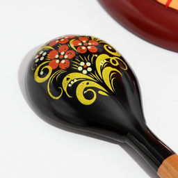 Ложка деревянная «Чернушка», 14.7×3.5 см, МИКС