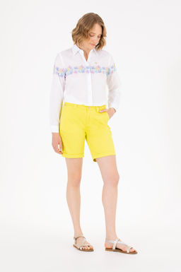 Женские неоново-желтые тканые шорты Неожиданная скидка в корзине - U.s. polo assn фото 10