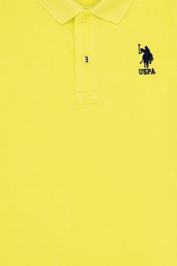 U. S. Polo Assn Неоново-желтая базовая футболка-поло для мальчиков - U.s. polo assn фото 9