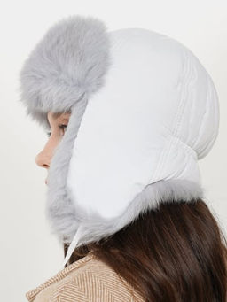 3440260 ALPINA ЖЕНСКИЙ ГОЛОВНОЙ УБОР ИЗ ТЕКСТИЛЯ С ОТДЕЛКОЙ МЕХОМ КРОЛИКА - Acasta фото 3