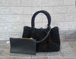 Женская сумка, замша, MIRONPAN 90512 Черный