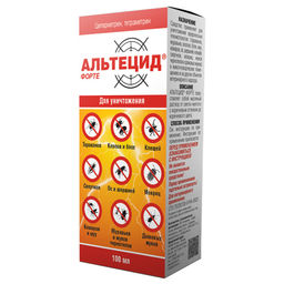 Альтецид Форте 100 мл, 10 шт.кор, Апиценна