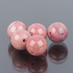 Бусины для украшений из Родонита (5 шт)