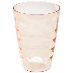 Цена за 2 шт. Стакан пластиковый 500мл "Волна" в наборе 4шт, микс цветов