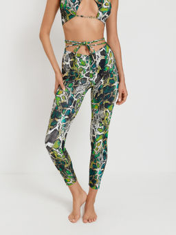 Infinity / Лосины жен. J-Lo темно-зеленый принт - Infinity Lingerie фото 3