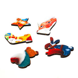 Пазл фигурный В гостях у Деда Мороза, 137 деталей - Puzzle фото 4