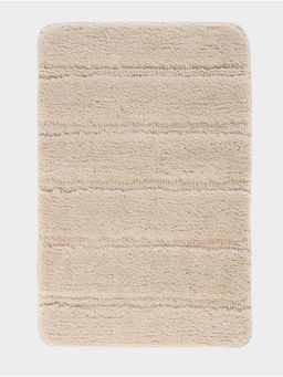 Коврик Savanna, 40×60 см, ворс 2 см, микрофибра, бежевый