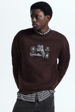 Sudadera con estampado Loose Fit - H&m фото 5