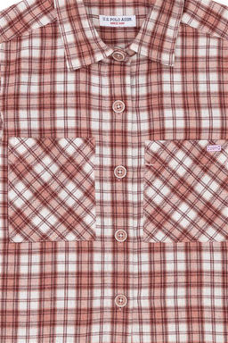 Розовая рубашка с длинным рукавом для девочки Неожиданная скидка в корзине - U.s. polo assn фото 5