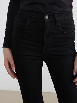 Crop Flare Kad?n Jean Pantolon