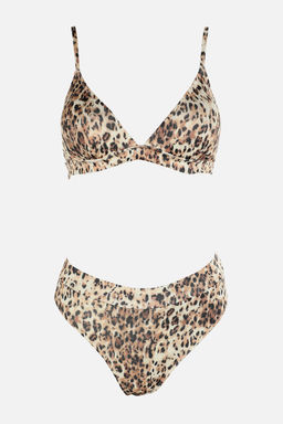 TRENDYOLMILLA Cicek Desenli Ucgen Yuksek Bel High Leg Hipster Bikini Tak?m? TBESS22BT0016  фото 26