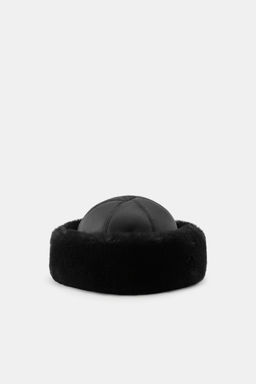 DOUBLE-FACED FAUX FUR HAT - Zara фото 3