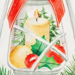 Набор подарочный Этель Christmas red flowers, фартук, полотенце, прихватка  фото 7