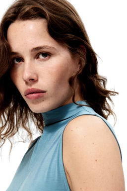 Top en mezcla de modal con cuello perkins - H&m фото 4