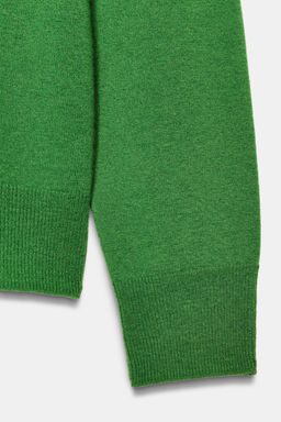 JERSEY 100% LANA EXTRA SUAVE / Verde - Zara фото 7