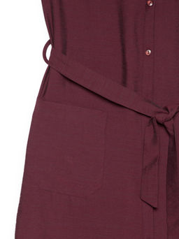 CONTE Платье-рубашка без рукавов с легким блеском LPL 915 windsor wine windsor wine