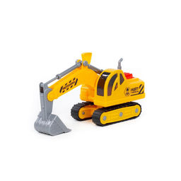 Экскаватор гусеничный "Профи" (08016) свет, звук, в сеточке 18,3*10*19,5см, Полесье