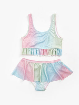 Batik Desenli K?z ?ocuk Bikini