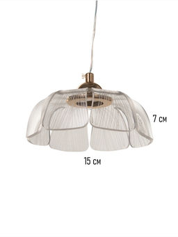 Люстра потолочный BayerLux Tanja, 28 Вт, LEd, 4000-6000К, золото, 63×41×42 см