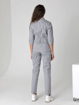 25210 Жакет серый