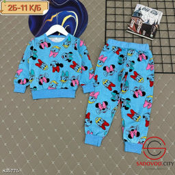 Пижама для девочки с рисунком
