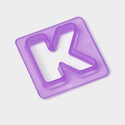 Печати для теста и мастики Доляна Алфавит русский, цифры, набор 43 шт. (3 см), держатель, фиолетовые фото 5