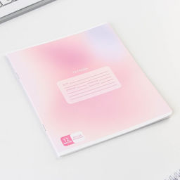 Тетрадь А5, 12 листов на скрепке в косую линейку Школьные принадлежности, 5 видов МИКС, белизна 96% . - Artfox study фото 14