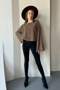 Свитер WOOL041/04/Коричневый - M&G all natural фото 9